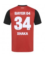 Bayer Leverkusen Granit Xhaka #34 Hjemmedrakt 2024-25 Korte ermer